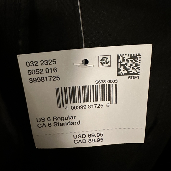 American Eagle AE Stretch High-Waisted Vegan Leather Straight Cargo Pant Size 6 - Picture 4 of 4